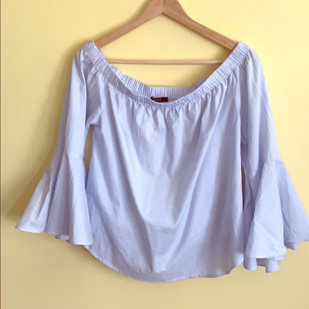 Blue stripe blouse